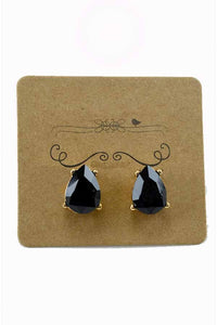 TEARDROP STUD EARRING