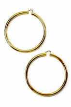 Load image into Gallery viewer, PLAIN  THICK HOOP EARRING