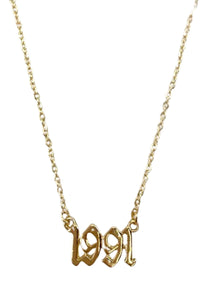 BIRTH YEAR  NECKLACES