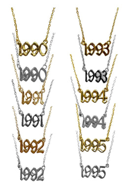 BIRTH YEAR  NECKLACES