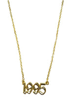 Load image into Gallery viewer, BIRTH YEAR  NECKLACES