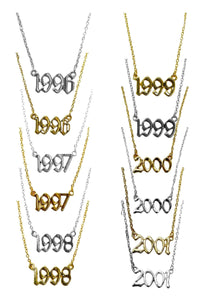 BIRTH YEAR  NECKLACES