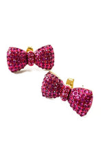 Load image into Gallery viewer, RIBBON RHINESTONE EARRING