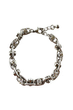 Load image into Gallery viewer, Textured Chain with Studded Crystal