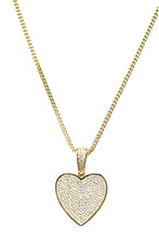Load image into Gallery viewer, CUBIC HEART PENDANT NECKLACE