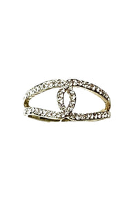 RHINESTONE  FASHION RING