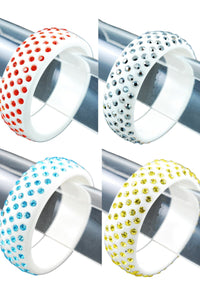 Plastic stone bangle