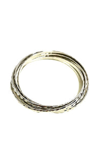 TEXTURED MULTI BANGLE BRACELET