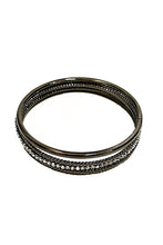 Load image into Gallery viewer, RHINESTONE  MULTI BANGLE BRACELET