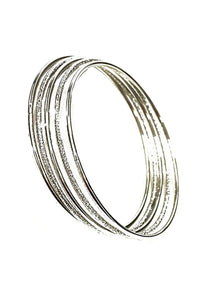 TEXTURED MULTI BANGLE BRACELET