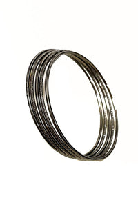 TEXTURED MULTI BANGLE BRACELET