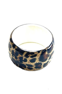 LEOPARD PRINT BANGLE BRACELET