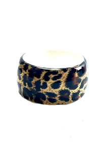 LEOPARD PRINT BANGLE BRACELET