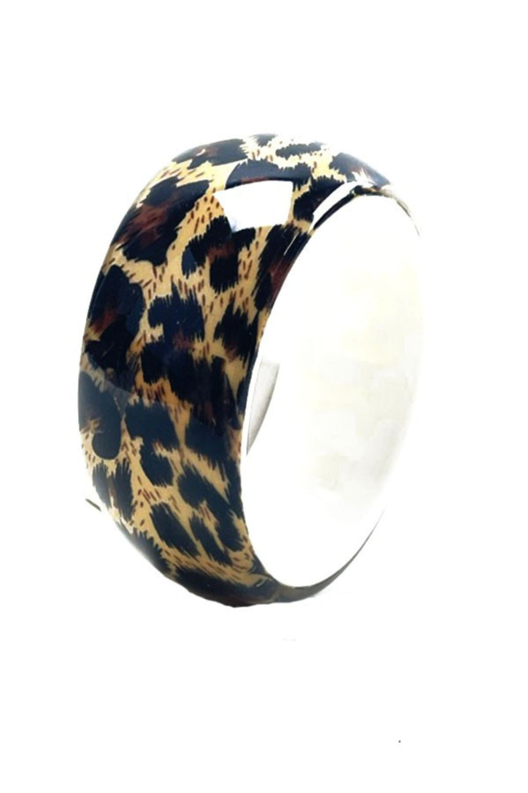 LEOPARD PRINT BANGLE BRACELET