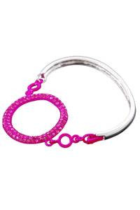 Crystal circle bracelet