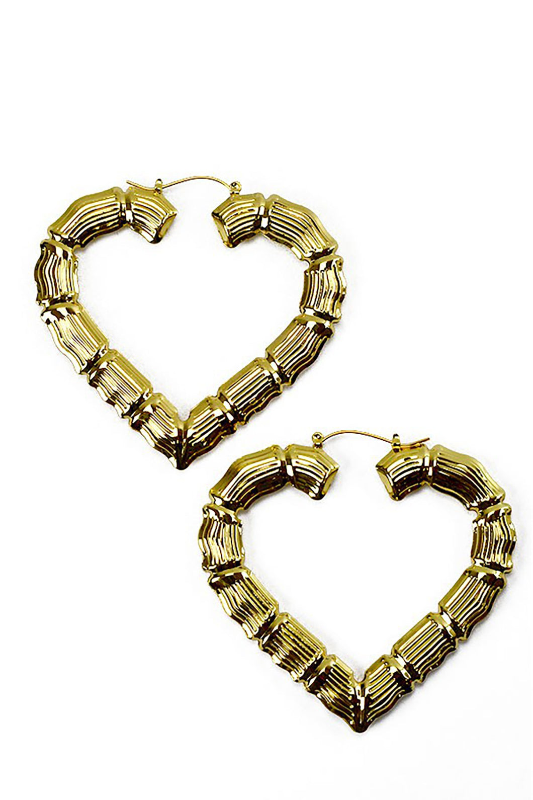 HEART BAMBOO EARRING