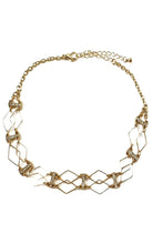 Load image into Gallery viewer, Elegant Diamond Cutout Crystal Accent Choker