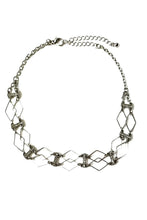 Load image into Gallery viewer, Elegant Diamond Cutout Crystal Accent Choker