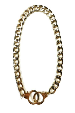 Handcuffs Closure Link Chain Necklace