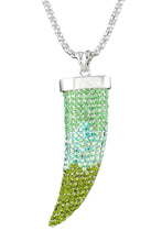 Load image into Gallery viewer, Crystal chili pepper pendant necklace