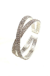 RHINESTONE WIRE BRACELET