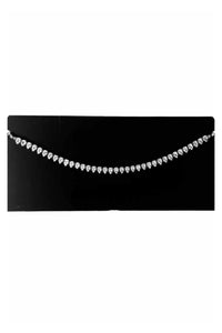 Cubic Zirconia Pointy Choker Collar Necklace