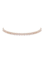 Load image into Gallery viewer, Cubic Zirconia Pointy Choker Collar Necklace