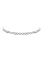 Load image into Gallery viewer, Cubic Zirconia Pointy Choker Collar Necklace