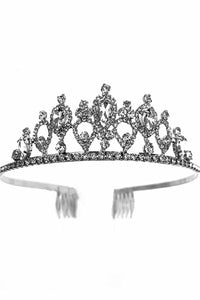 CRYSTAL LINED TIARA