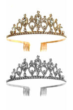 Load image into Gallery viewer, CRYSTAL LINED TIARA