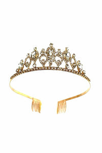 CRYSTAL LINED TIARA