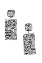 Load image into Gallery viewer, TEXTURED METAL EARRING
