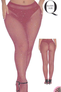 QUEEN SIZE FISHNET  PANTYHOSE