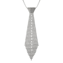 Load image into Gallery viewer, Rhinestone Vintage Tie Necklace