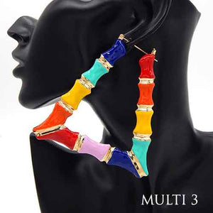 BAMBOO COLOR EARRING