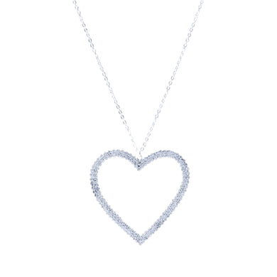 Double Line Heart Necklace
