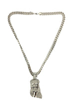 Load image into Gallery viewer, HIP HOP ICED OUT JESUS PENDANT with CUBAN CHAIN