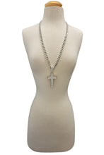 Load image into Gallery viewer, HIP HOP ICED OUT CROSS PENDANT CUBAN CHAIN