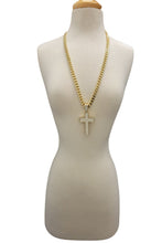 Load image into Gallery viewer, HIP HOP ICED OUT CROSS PENDANT CUBAN CHAIN