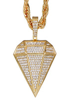 Load image into Gallery viewer, HIP HOP ICED OUT DIAMOND PENDANT ROPE CHAIN