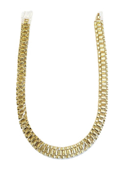 14KT GOLD PLATED 16mm CHAIN NECKLACE