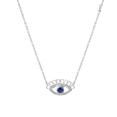 Evil Eye Lash Dainty Necklace