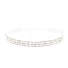 Load image into Gallery viewer, Crystal Baguette Choker