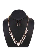 Load image into Gallery viewer, NECKLACE SET FULL CRYSTAL DIAMOND