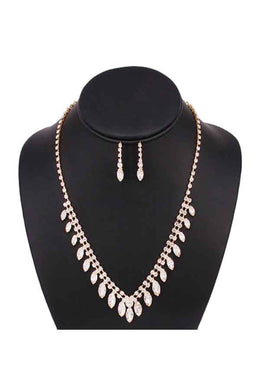 NECKLACE SET FULL CRYSTAL DIAMOND