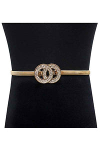 DOUBLE RING BUCKLE SPRING CHAIN  BELT