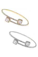 Load image into Gallery viewer, RHINESTONE SQUARE SHAPE CZ 1LINE  BRACELET