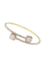 Load image into Gallery viewer, RHINESTONE SQUARE SHAPE CZ 1LINE  BRACELET