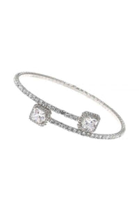 RHINESTONE SQUARE SHAPE CZ 1LINE  BRACELET