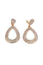 Load image into Gallery viewer, CRYSTAL TEAR DROP CLIP ON EARRING